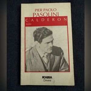 Rare Calderón Pier Paolo Pasolini Book (Spanish Edition)